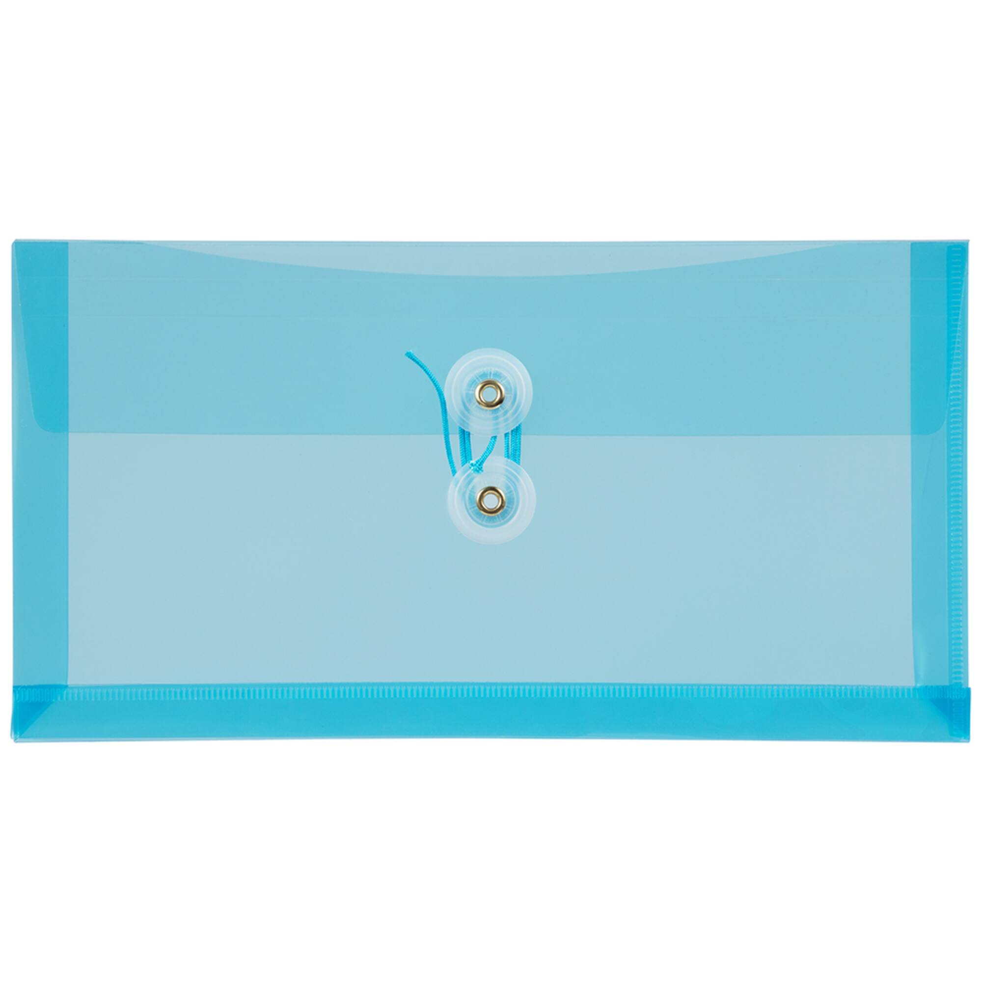 JAM Paper #10 Assorted Plastic Button String Envelope Set, 12ct.